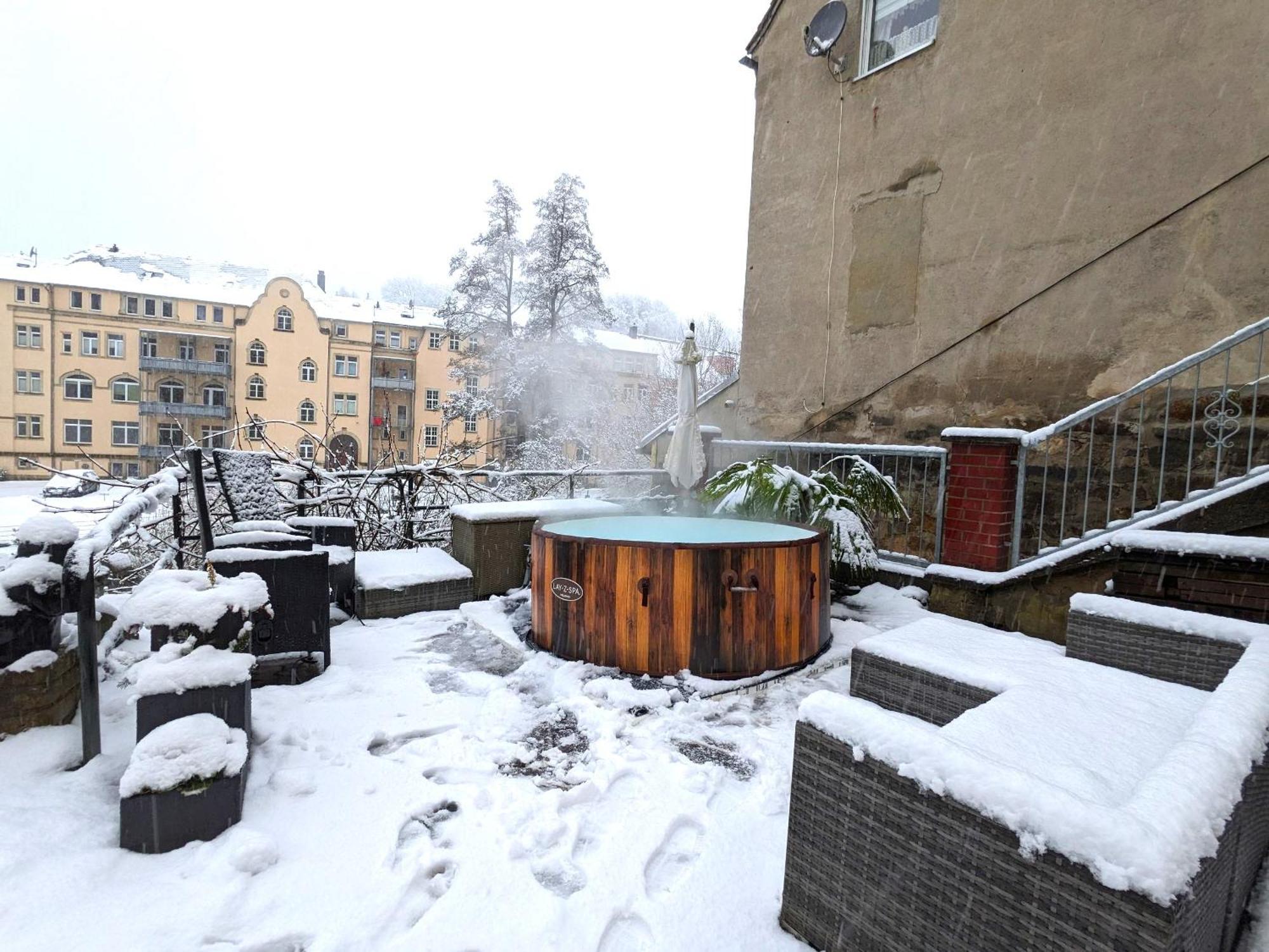 Uo - Urlaubsmagie - Helle Wohnung,Sauna,Whirlpool Sebnitz Buitenkant foto
