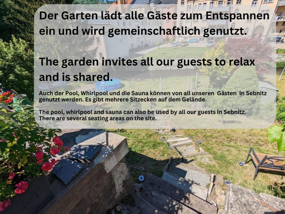 Uo - Urlaubsmagie - Helle Wohnung,Sauna,Whirlpool Sebnitz Buitenkant foto