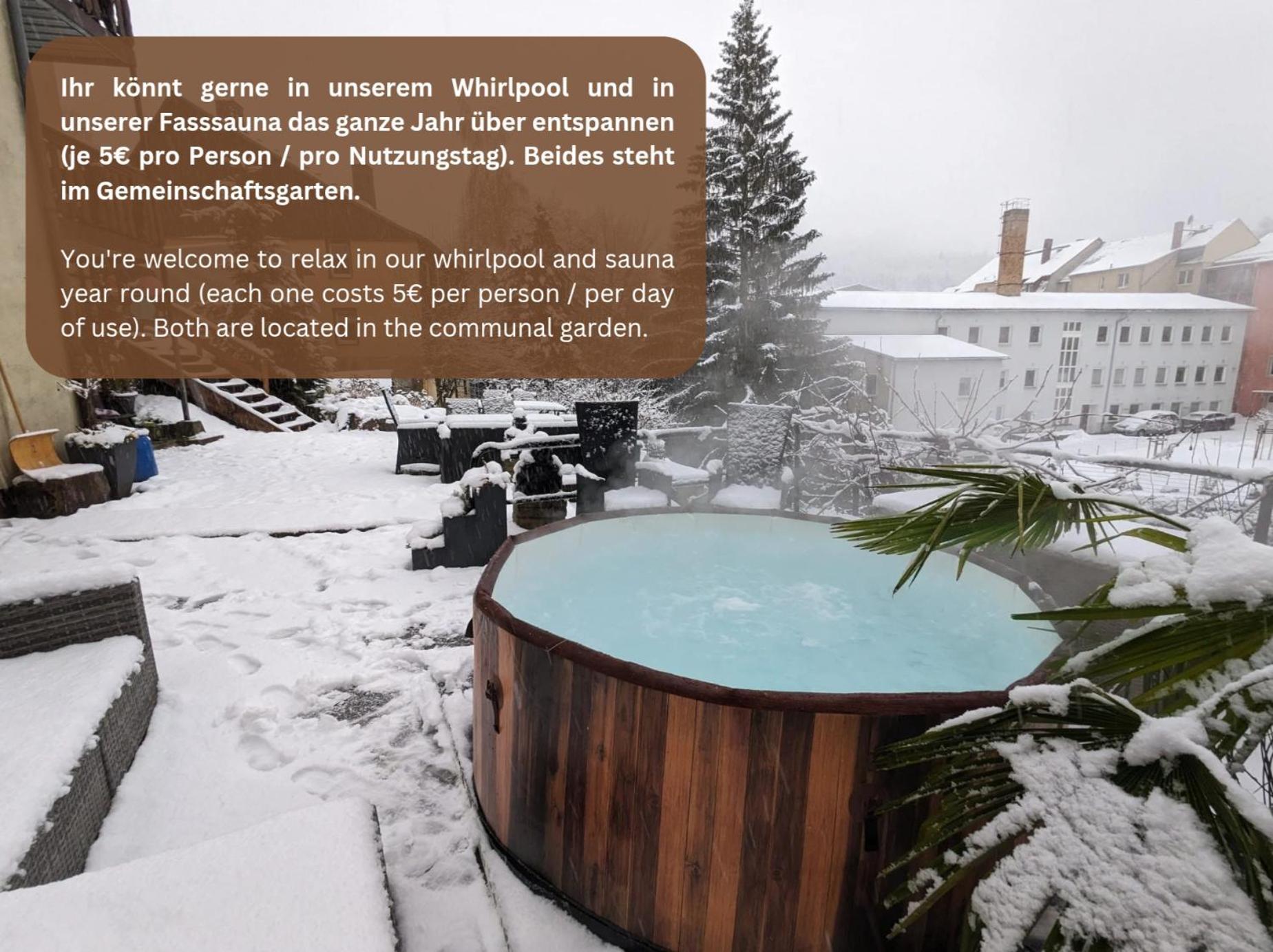 Uo - Urlaubsmagie - Helle Wohnung,Sauna,Whirlpool Sebnitz Buitenkant foto